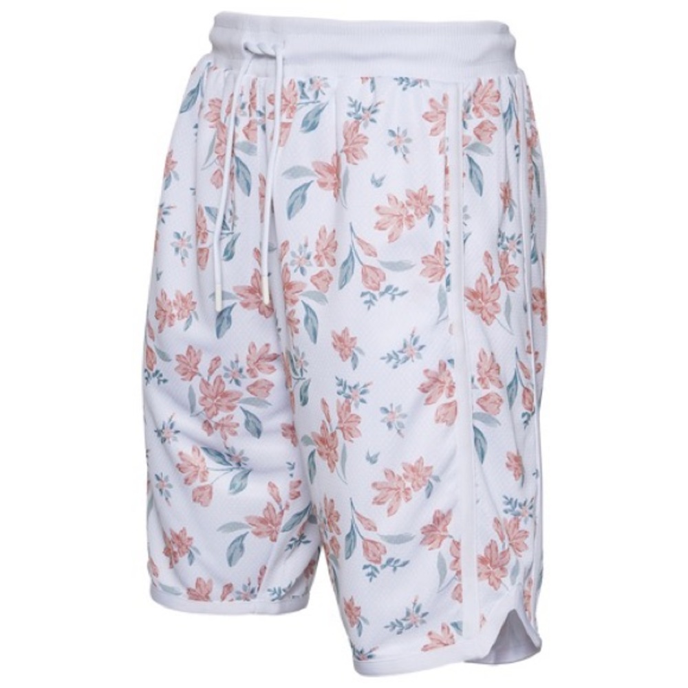 Floral White CSG Shorts